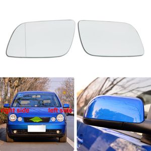 Pour Volkswagen VW Polo 2002 2003 2004 2005 chauffage remplacement rétroviseurs latéraux lentille porte aile rétroviseur blanc verre 1 pièces