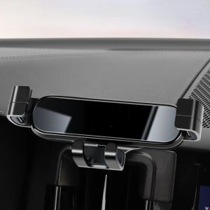 Voor volvo XC60 S90 S60 XC40 XC90 V90 ABS Zilveren Auto Air Vent Mobiele Telefoon Houder GPS Navigatie Houder auto Accessoires