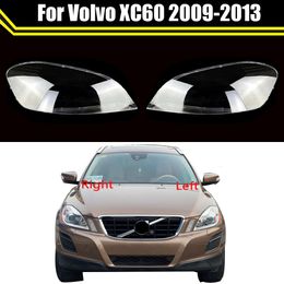 Pour Voo XC60 2009 ~ 2013 abat-jour Transparent phare abat-jour voiture phare coque couverture lentille plexiglas lumière casquettes