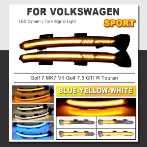 Pour VW Golf 7 Mk7 7.5 GTI R Sportsvan Touran L II LED Dynamic Turn Signal éclair clignot