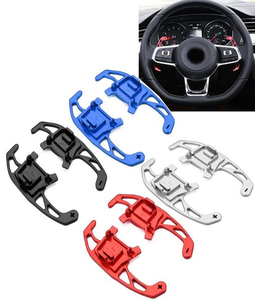 Para VW Golf GTI 7 R GTD GTE MK7 Polo 6C GTI PASSAT B8 RLINE SCIROCCO METAL CAR Dirección Padder Extend Shifter Reemplazo1887114