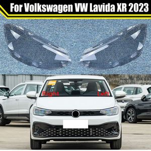 Couvercle de lentille en verre pour phare avant de voiture VW Lavida XR 2023, coque d'ombrage, boîtier de lumière Transparent automatique