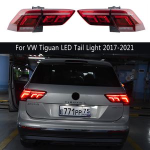 Voor VW Tiguan LED Achterlicht 17-21 Rem Achteruit Inparkeren Running Light Streamer Richtingaanwijzer Achterlicht Montage auto-onderdelen
