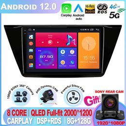 Para VW/Volkswagen/TOURAN 2016 2017 2018-Android Auto Radio CANBUS coche Multimedia Autoradio RAM 8GB 4G Net DSP WIFI No 2din GPS-3