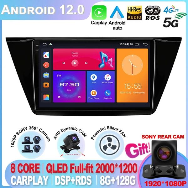 Para VW/Volkswagen/TOURAN 2016 2017 2018-Android Auto Radio CANBUS coche Multimedia Autoradio RAM 8GB 4G Net DSP WIFI No 2din GPS-2