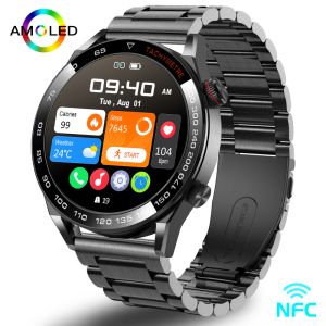Voor horloges Huawei Xiaomi Men 1.5inch 390*390 HD scherm Hartslagmonitor Bluetooth Call IP68 Waterdichte smartwatch 2023New