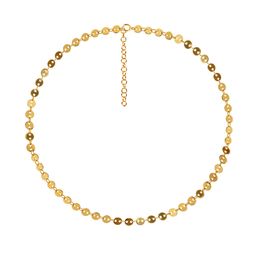 Collier Simple en métal pour femmes, disque de personnalité à la mode, chaîne de clavicule, bijoux