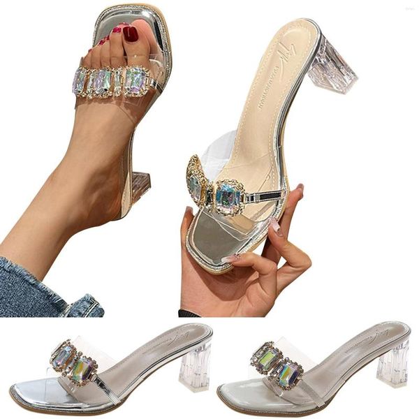 para Mujer Sandalias de Mujer Tacón Grueso Zapatos Casuales con Bownot Alto 283