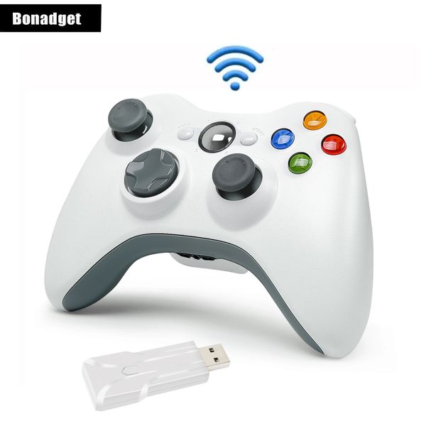 Pour Xbox 360/PC manette de jeu 2.4G contrôleur de jeu sans fil manette de jeu à distance 3D Rocker jeu poignée outils pièces 240115