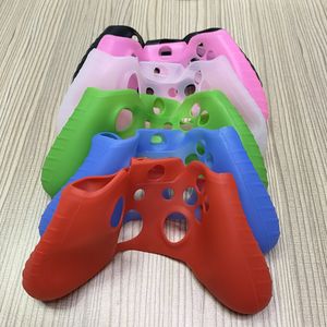 Pour Xbox one POUR Ps3 Ps4 Silicone souple couleur unie housse contrôleur poignée couverture pour Xbox 360 antidérapant 100 PCS/LOT