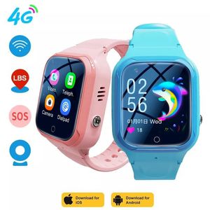 Voor Xiaomi 4G Childrens Smart Watch GPS Track Video Call Camera SOS Waterdichte display Locatie LBS Tracker Smart Watch 240523