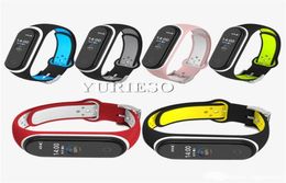 Pour Xiaomi Mi Band 4 Band 3 Bracelet Bracelet en silicone Remplacement du bracelet pour Xiomi Band Mi band4 mi band3 Bracelet couleur TPU P4002602