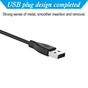 Pour Xiaomi Mi Band 4 USB Sécurité USB Chargeur d'adaptateur à charge rapide pour le chargeur de câble pour Xiaomi Mi Band4 Smart Watch Accessoires