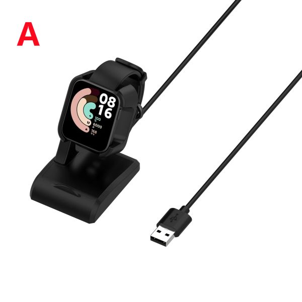 Pour Xiaomi Mi Watch Lite / Redmi Watch Charger 1M Universal Vertical Portable Portable de haute qualité Câbles de charge rapide avec magnétique