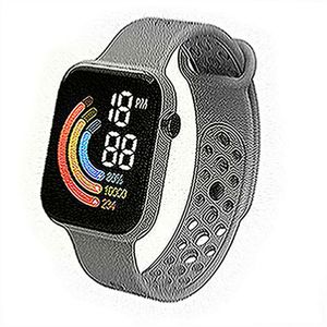 Pour Xiaomi nouvelle montre intelligente hommes femmes Smartwatch LED horloge montre étanche sans fil charge Silicone numérique Sport montre A59