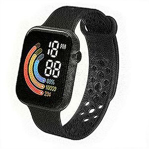 Voor Xiaomi NIEUWE Smart Watch Mannen Vrouwen Smartwatch LED Klok Horloge Waterdicht Draadloos Opladen Siliconen Digitale Sport Horloge A43