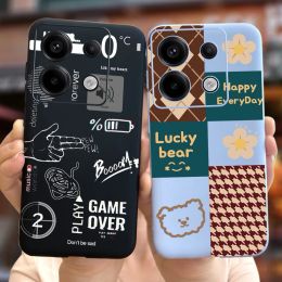 Voor Xiaomi Poco X6 Pro 5G Case Stijlvolle kunst geschilderde schokbestendige telefoonhoesje voor Xiaomi Pocox6 Pro Poco X6Pro Soft Fundas Capa