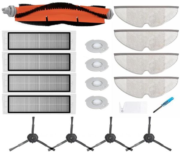 Para Xiaomi Roborock filtros cepillos destornillador S50 S55 S5 1S Xiaowa E20 E25 E35 piezas de aspiradora accesorios de alta calidad 1566085