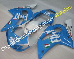 Voor Yamaha Fairing Parts YZF600 R6 1998 1999 2000 2001 2002 YZF-600 YZFR6 ABS Plastic Carrosserie Complete Cowling (spuitgieten)