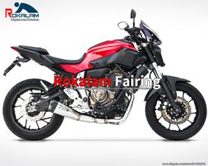 Para Yamaha MT-07 2012 2014 2017 MT07 12 14 17 Rojo Negro Carrocería Moto Carenados (moldeo por inyección)