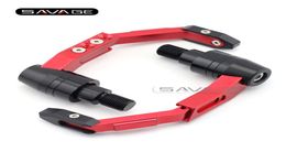 Voor Yamaha MT07 MT0910 MT0103 Tracer Red Motorcycle Stuurgrepen Protector Beschermende Guard Remhendels Protector3248038