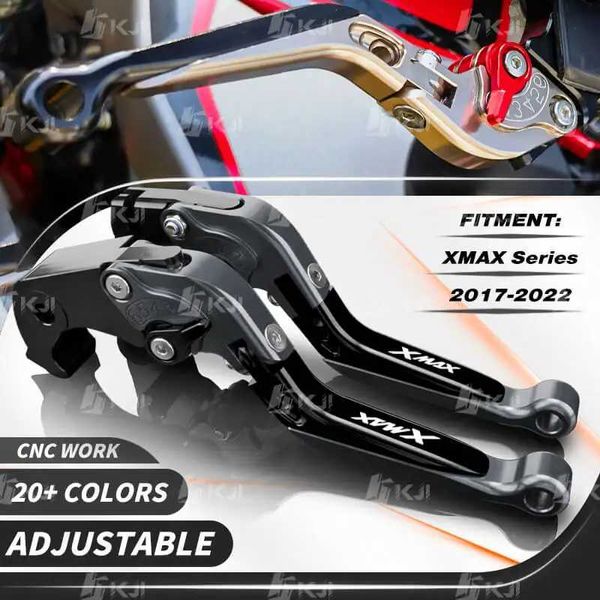 Para Yamaha XMAX 400/300/250/125 Tech Max 2017-2022 juego de freno de palanca de embrague palancas de mango plegable piezas de Accesorios de Motor