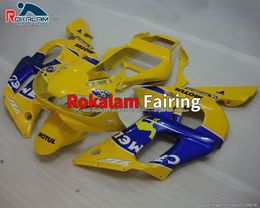 Pour Yamaha YZF R6 1998 1999 2000 2001 2002 Carénages Pièces YZF600 R6 98-02 Jaune Bleu Aftermarket Covers (Moulage par injection)