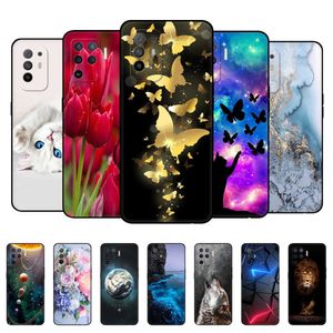 Voor OPPO A94 Case Back Phone Cover 5G 4G CPH2203 CPH2211 OPPOA94 EEN 94 Bumper Silicon Soft coque Zwart Tpu Case