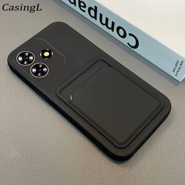 Para ZTE Blade V50 Case inteligente Ranura de la tarjeta de billetera de lujo cubierta de silicona suave para la cuchilla V40 V41 Vita Camera de choque Protección contra la protección de la protección