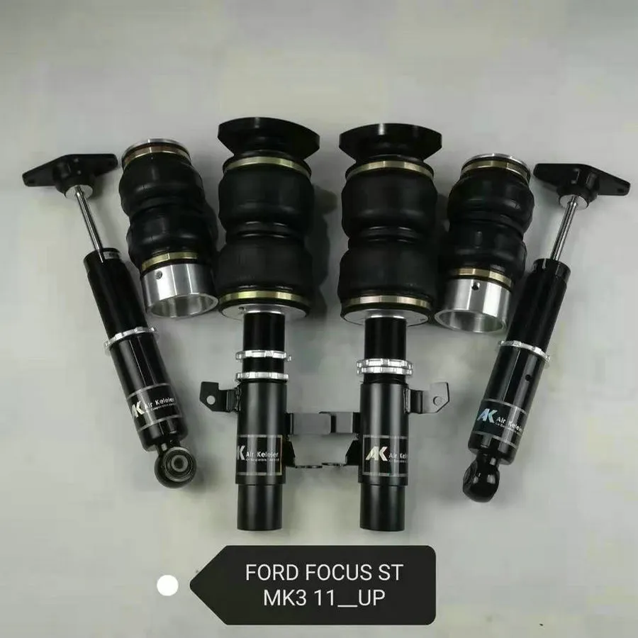 Modificación De Suspensión Neumática Ford Focus MK3, Amortiguador