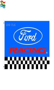 Ford Racing Flags Banner Taille 3x5ft 90150cm avec Metal Grommetoutdoor Flag9396194