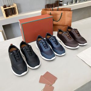 Commerce extérieur LP chaussures hommes 2023 nouvelles chaussures de sport et décontractées confortables en cuir mat semelle épaisse chaussure de course couche d'orteil en peau de vache