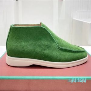 Chaussures simples pour hommes du commerce extérieur à enfiler sur les loisirs à semelles souples des paresseux, chaussures à enfiler, grandes bottes nues en cuir de printemps pour femmes