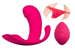 Outil de préliminaires gode vibrateur culotte vibrante télécommande sans fil jouets sexuels anaux pour femmes Couple femme Masturbation7403153