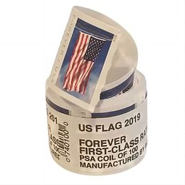 Folaire pour toujours les drapeaux américains de 100 enveloppes lettre