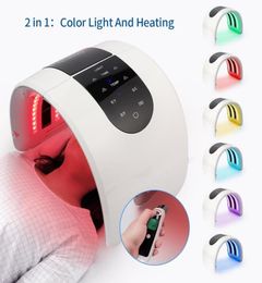 Foreverlily Chauffage 7 Couleurs PDT Masque Facial Pliable Threapy Lampe LED Pon Salon de Rajeunissement de la Peau Usage Domestique Soins de la Peau Q0602423876