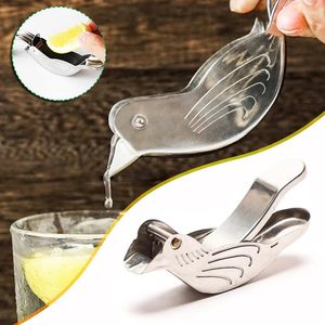 Vorken 1Pc Vogelvorm Squeezer Anti Corrosie Handpers Oranje Juicer Handheld Draagbare 304 Roestvrij Staal Citrus