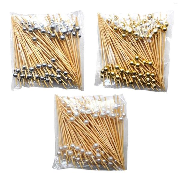 Tenedores 300 Piezas Brochetas De Bambú Selecciones De Volantes De Madera Decorativas Palillos De Cóctel Para Aperitivos Suministros Para Fiestas De Boda Sándwich Vacaciones