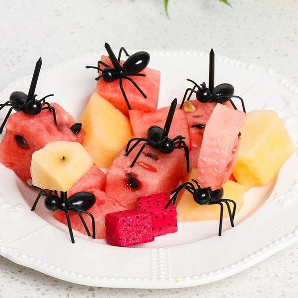 Fourchettes de décoration, dîner de fourmis de fête, cuisine, fruits, fourmis, gâteaux, Dessert, maison pour collation, vaisselle en forme