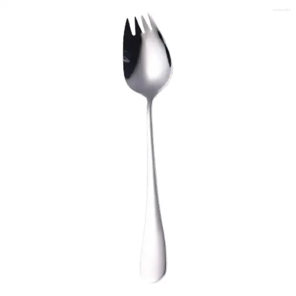 Tenedores Fácil De Llevar Cuchara Juego De Tenedor Durable Ligero Acero Inoxidable Spork 4 Paquetes Reutilizables Metal Sporks Helado Para Frutas