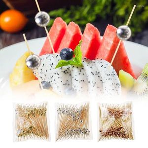 Forken Fancy Tooth Picks Buffet Cupcake Fruit Vork Cake Dessert Salad Stick Tandpick Skwer Decoration Party Supplies