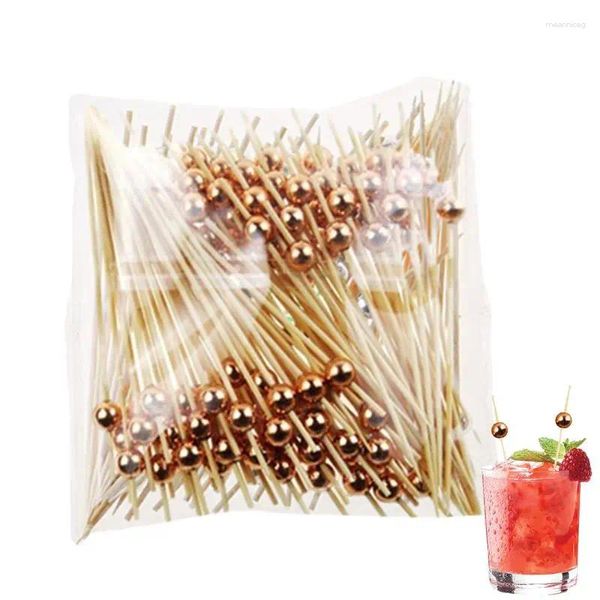 Fancy Fancy Toothpicks Brochers para aperitivo Stick Stick Pick Caja de almuerzo Bento Peligencia ACCESORIAS DE TOPPERS