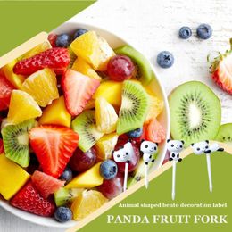 Forks Fork Fruit Dessert Avocado Animal Fountain Blue Sticker Home