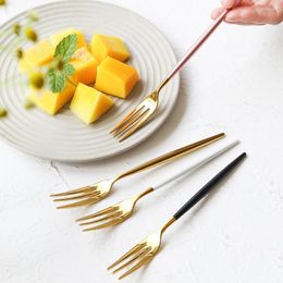 Fourks Fruit Fork Cake Candy Table Varelle dents Bento Box Box Decory