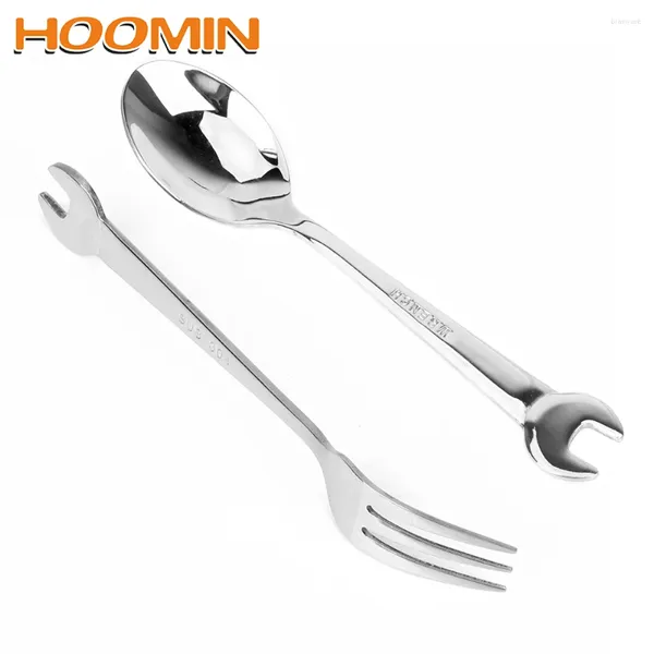 Fourks Hoomin Spanner en acier inoxydable Spoon Fork Forme Dîner ACCESSOIRES DE CHARTE ACCESSOIRES DE TABLE