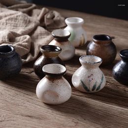 Fourks de cure-dents de style japonais découverts de glace sèche tasse de mode maison étain de table de table en céramique