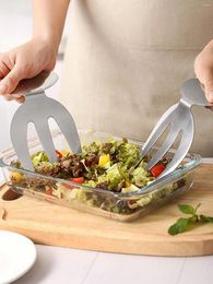 Fourks Leeseph 2pcs Hands Salade Hands en acier inoxydable Serveurs pour le service de mélange de pâtes et plus encore sur votre comptoir de cuisine