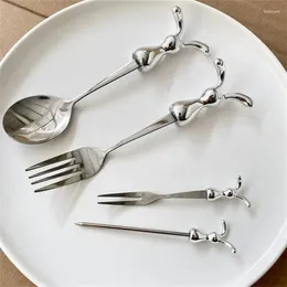 Forks Mirror Polishing Dingeware Match Accessoires de cuisine puissantes