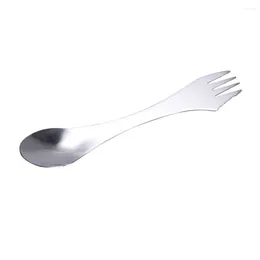 Forks Table Varelle en acier inoxydable Spoon portable et outils intégrés Fork Creative 3 in 1