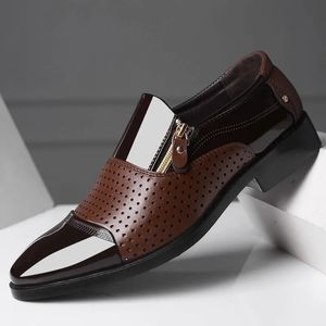 Formal 0d8a0 italiano hombres negros mocasines de novia Patente Oxford para zapatos de cuero para hombres 231122 's